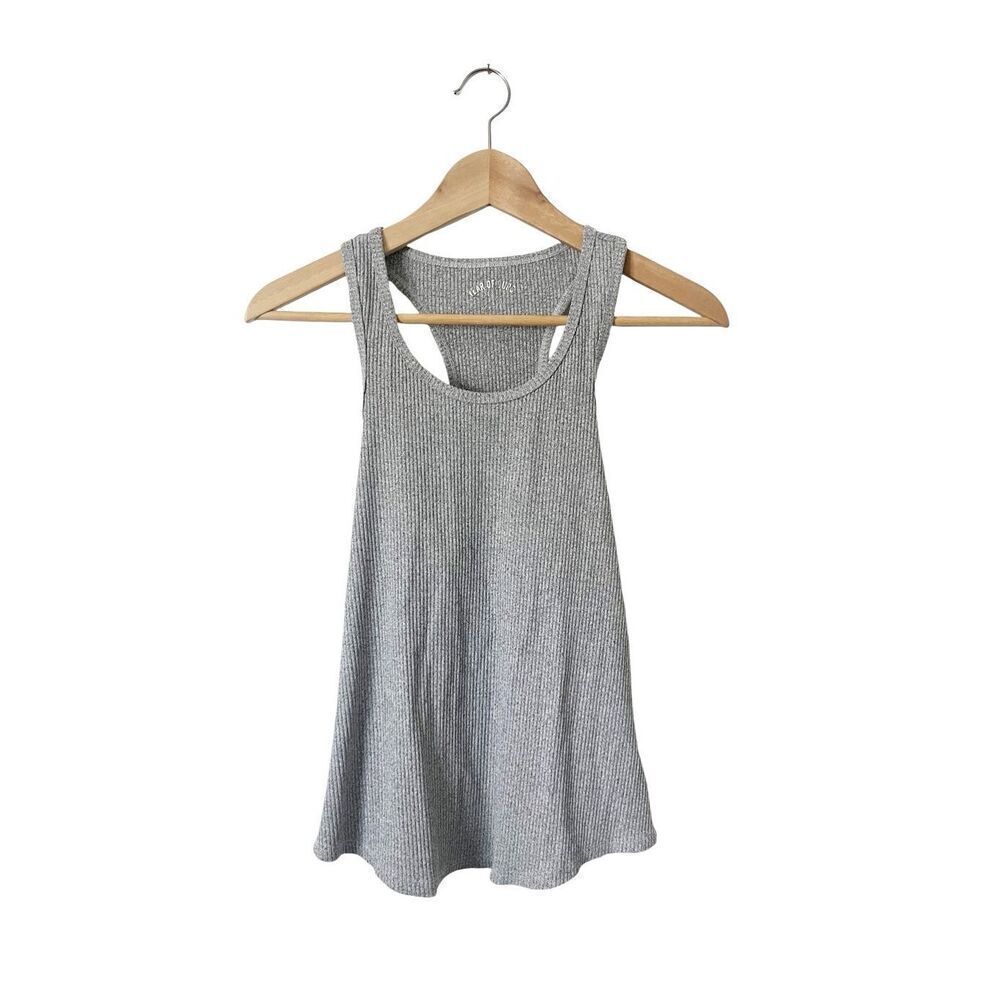 Year Of Ours Gray Sporty‎ Ribbed Racerback Tank XL